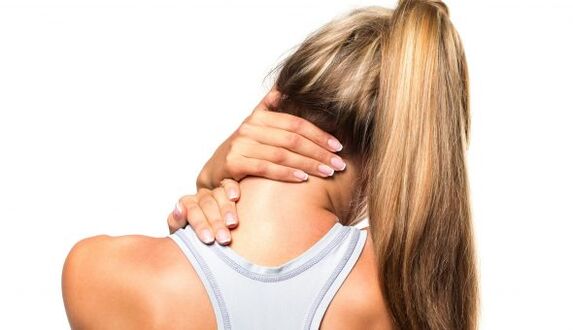 Tension musculaire pour l'ostéochondose cervicale