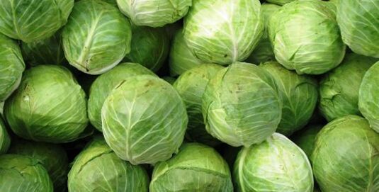 chou pour une compresse pour l'arthrose du genou